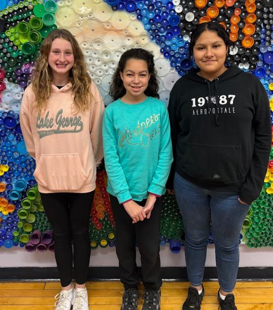 November Art Students of the Month, Madison, Linda and Blanca