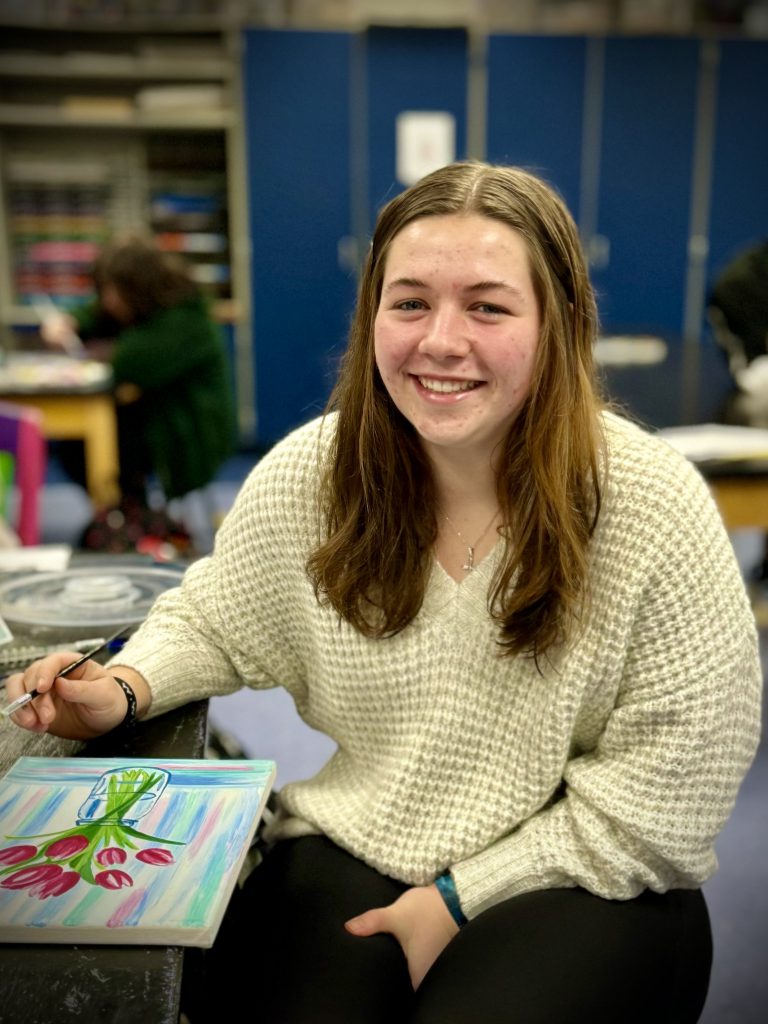 Student posing for photo