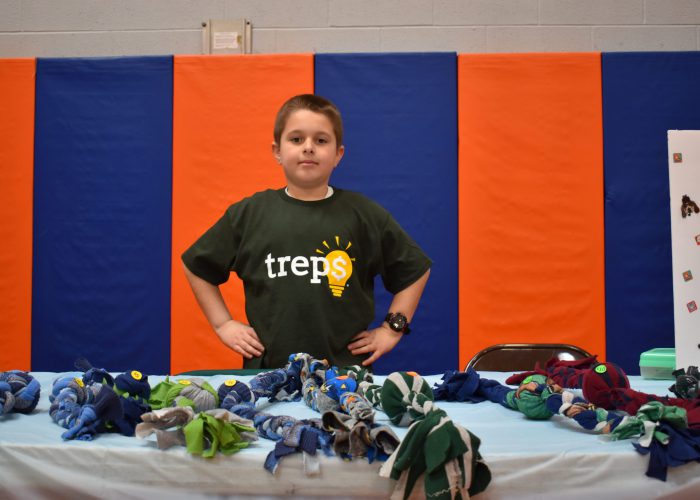 David Marku sells dog toys at TREP$