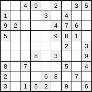 Sudoku puzzle