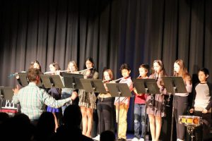 students playing instruments at 2023 Coffee House Concert