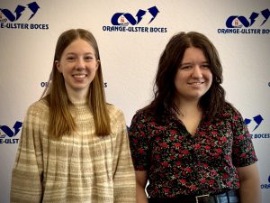 Kaylee Krawcyk and Cricket Carey at the OU BOCES' Humanities Honoree Awards