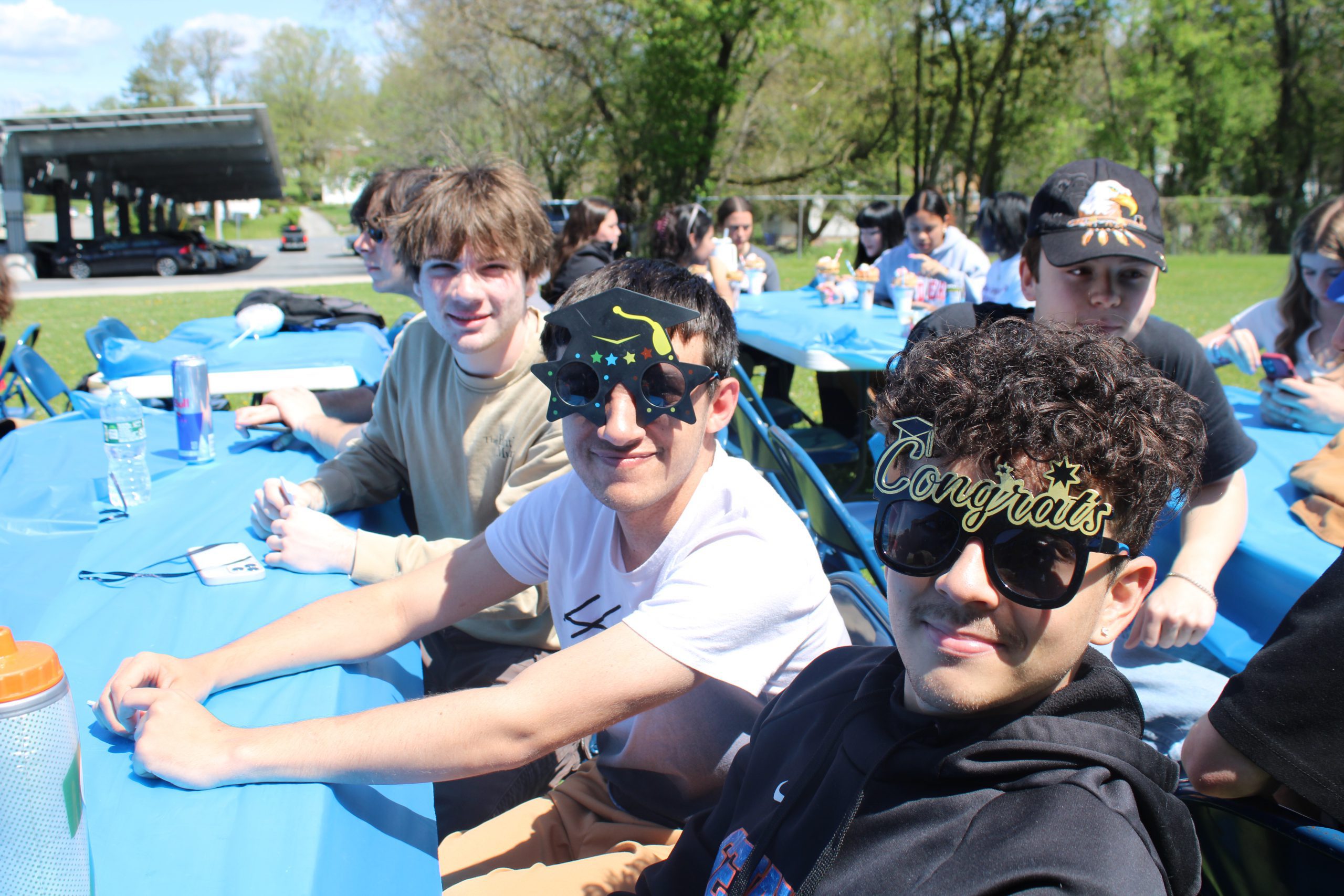 Students enjoy sweet treats at Decision day celebration